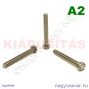 M5x40 hf.eh.csavar A2**