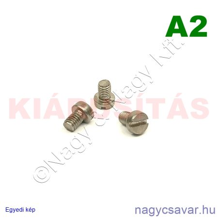 M6x8 hf.eh.csavar A2**