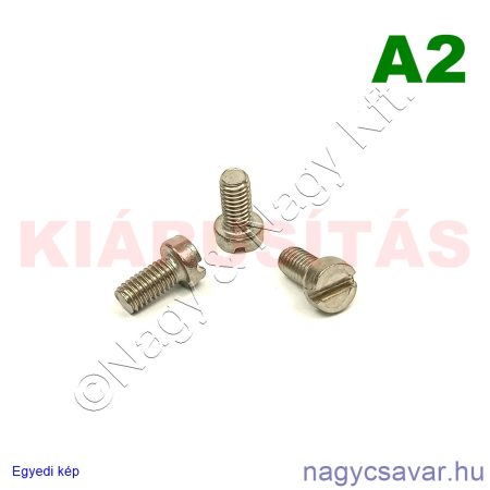 M6x12 hf.eh.csavar A2**