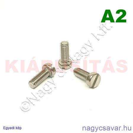 M6x16 hf.eh.csavar A2**