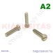 M6x25 hf.eh.csavar A2**