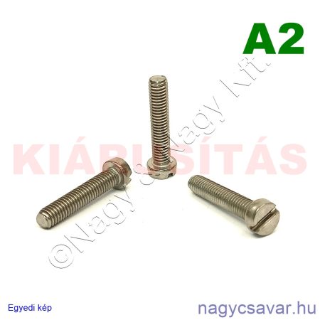 M6x30 hf.eh.csavar A2**
