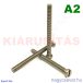 M6x70 hf.eh.csavar A2**