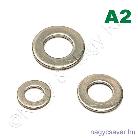 M23,0 lapos alátét A2(M22)