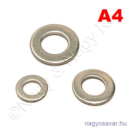 M3,2 lapos alátét A4