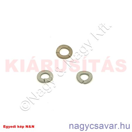 M3 rugós alátét csavart horg.**