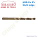 4.5mm HSS-Co multi edge (4.5x80/47) ABRABORO