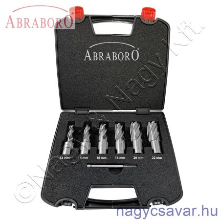 Maglyukfúró klt. O12/14/16/18/22x30mm HSS-G Weldon ABRABORO