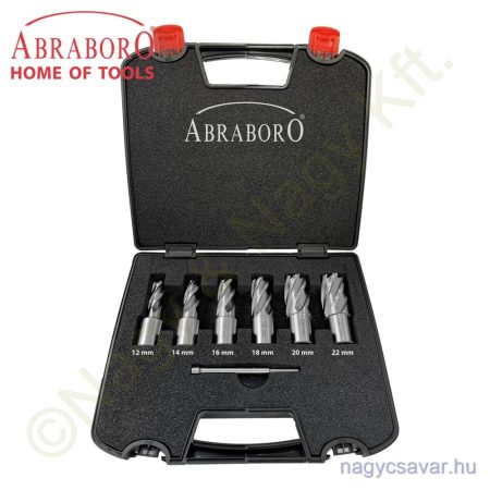 Maglyukfúró klt. O12/14/16/18/22x30mm HSS-G Weldon ABRABORO
