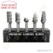 Turbómaró klt. 5r. INOX fogazással Ø10mm ABRABORO