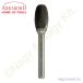 Turbómaró "E" alak kereszt 6x50/10mm ABRABORO