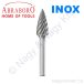 Turbómaró "G" alak INOX 6x50/16mm ABRABORO