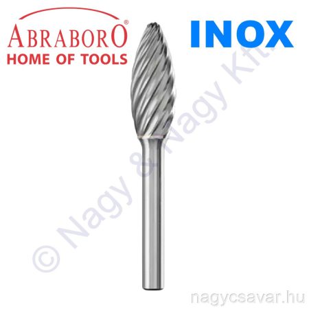 Turbómaró "H" alak INOX 12x70/25mm ABRABORO