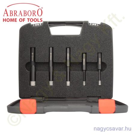 Csempe és kerámiafúró készlet 5-12mm ABRABORO