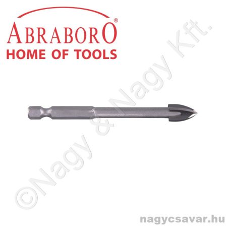 Üvegfúró 5x80 4POWER bitbefogással ABRABORO