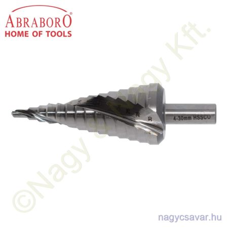 Lépcsős fúró HSS-Co 4,0-12,0x69mm ABRABORO