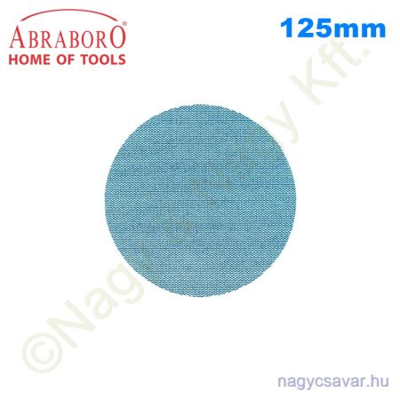 Tépőzáras csiszolóháló 125 mm P80 50db/cs ABRABORO