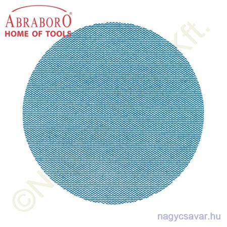 Tépőzáras csiszolóháló 125 mm P120 50db/cs ABRABORO