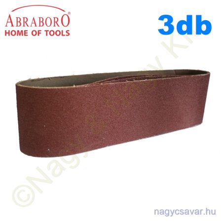 Végtelenített csiszoló 75x457mm P120 3db/cs ABRABORO