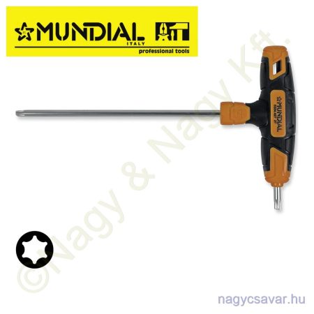 Torx kulcs Tx10x100mm "T" nyelű MUNDIAL 