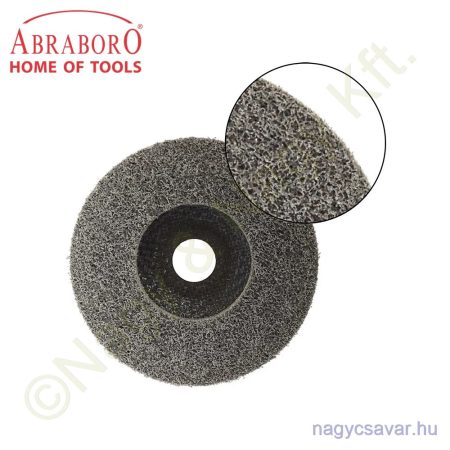 Polírozótányér 125x22mm közepes szemcse ABRABORO