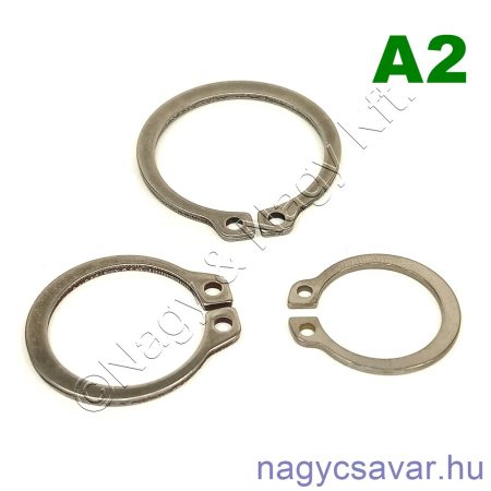Seeger gyűrű külső   8mm A2