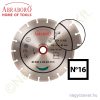 Univerzális gyémánttárcsa No16 115x22,23mm ABRABORO Univerzális gyémánttárcsa No16 115x22,23mm ABRABORO