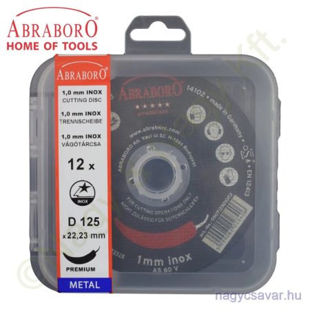 115x1,0x22 Chili INOX premium (black) 12db/cs ABRABORO