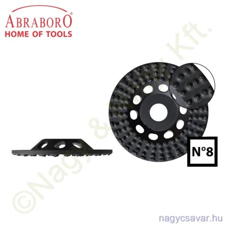 Gyémántszemcsés betoncsiszoló 125x22,22 No.2  ABRABORO