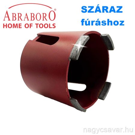 Gyémántszemcsés koronafúró SDS+ adapterrel Ø68mm ABRABORO