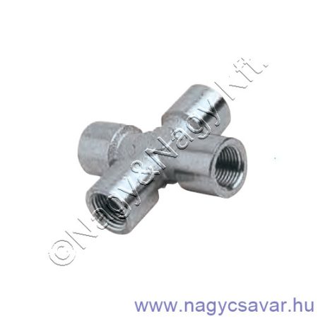 Levegős elosztó X 1/4" 1254/2