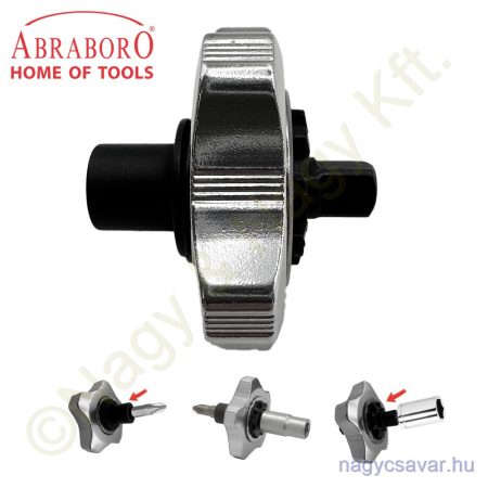 Mini racsnis csavarozó 1/4" bit és dugó egyben ABRABORO