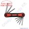   MAMMUT összecsukható készlet, TORX 8r. T9/10/15/20/25/27/30/40mm ABRABORO
