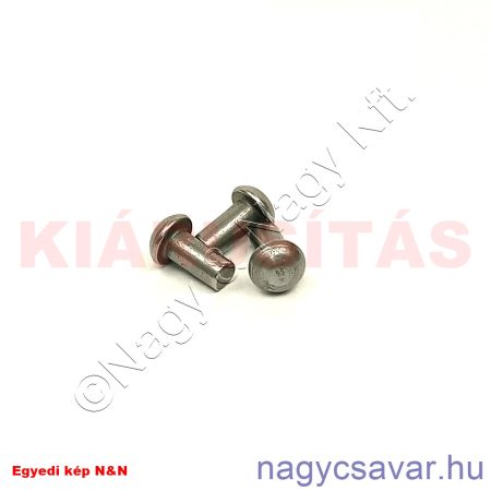 4x8 fgf. vas szegecs natúr**