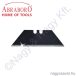 PVC trapéz penge fekete 5db ABRABORO