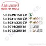 Szablyafűrészlap klt. 25r. (3029/150, 3021/150, 3021/250, 30114/200, 3013/200) ABRABORO