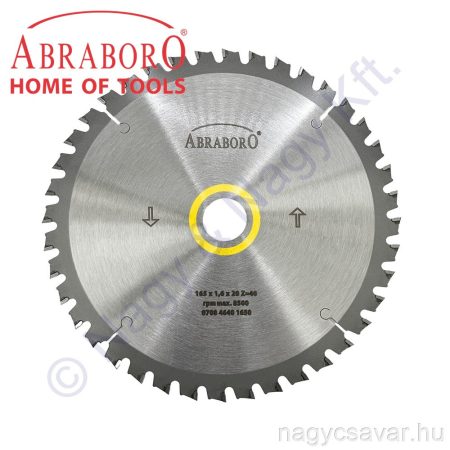 Körfűrészlap AKKUS gépekhez 165x1,6x20/40fog ABRABORO