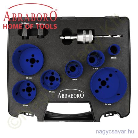 HSS-Co Blue Star lyukfűrész 10 részes készlet ABRABORO