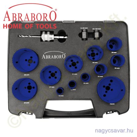 HSS-Co Blue Star lyukfűrész 14 részes készlet ABRABORO