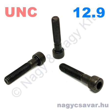 UNC 5/16 -18x3 hf.bkny.csavar natúr 12.9 100/cs