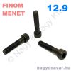 M10x1x40 hf.bkny.csavar natúr 12.9 finommenetes 100/cs M10x1x40 hf.bkny.csavar natúr 12.9 finommenetes 100/cs