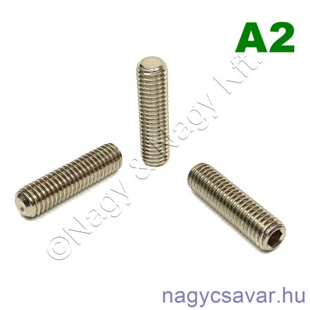 M3x10 lv.bkny.hernyócsavar A2