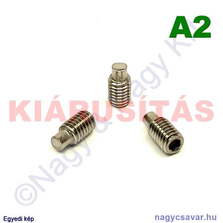 M6x12 csv.bkny.hernyócsavar A2