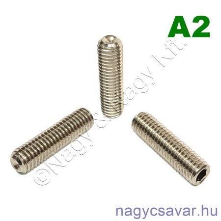 M6x60 vk.bkny.hernyócsavar A2