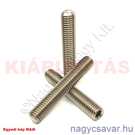 M10x60 vk.bkny.hernyócsavar A2**