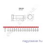 M10x50 hlf.rm.csavar horg. 5.6