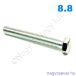 M4x8 hlf.tm.csavar horg. 8.8