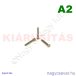M2x16 sf.eh.csavar A2**