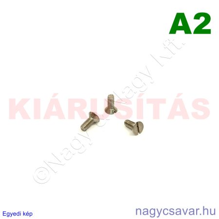 M3x8 sf.eh.csavar A2**