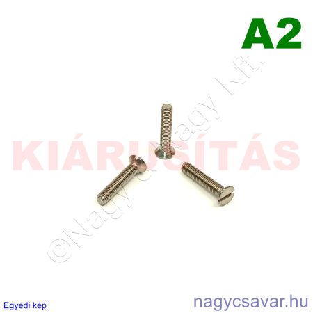 M3x16 sf.eh.csavar A2**